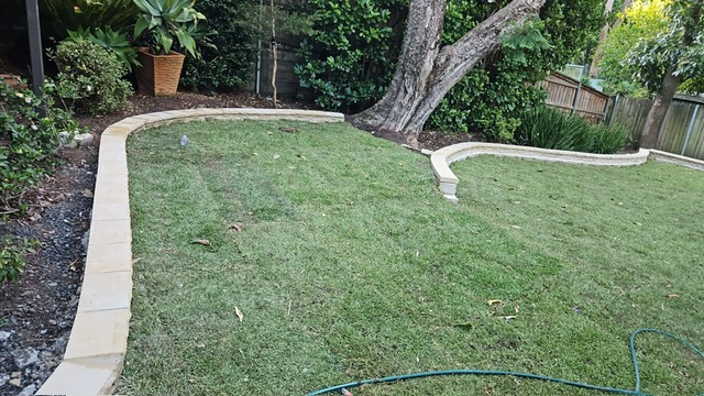 Lane Cove lawn and garden edging